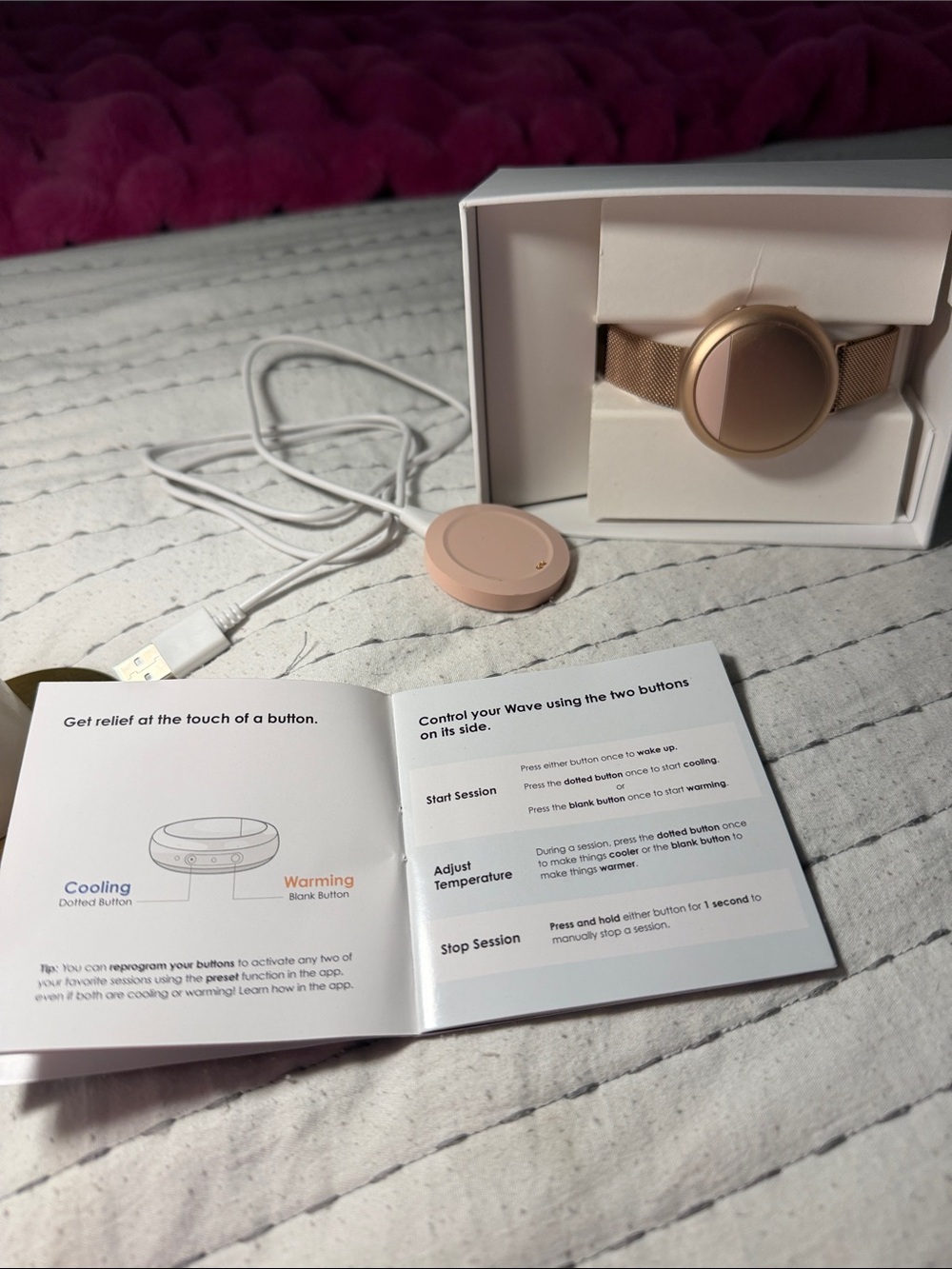 Wave 2 Personal Thermal Wearable — Rose Gold - Picture 6 of 10